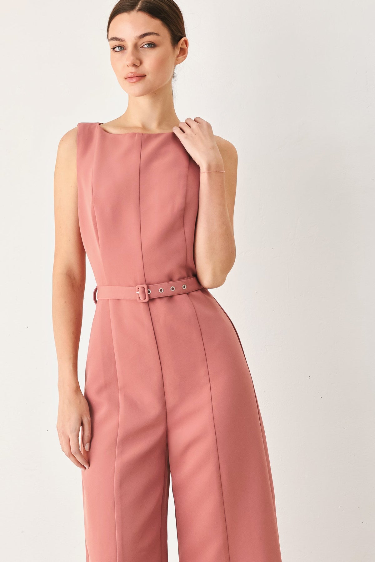 Pretty Moment Woven Jumpsuit | Boutique In USA, Jumpsuits, $ 92.00, A Moment Of Now™
