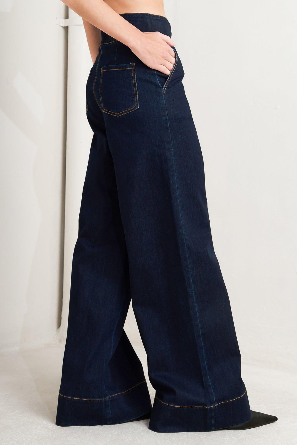 Euro City Denim Pants, PANTS, $ 70.00, A Moment Of Now™