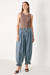 EASY VOLUME DENIM GENIE PANTS | Boutique In USA, PANTS, $ 74.00, A Moment Of Now™