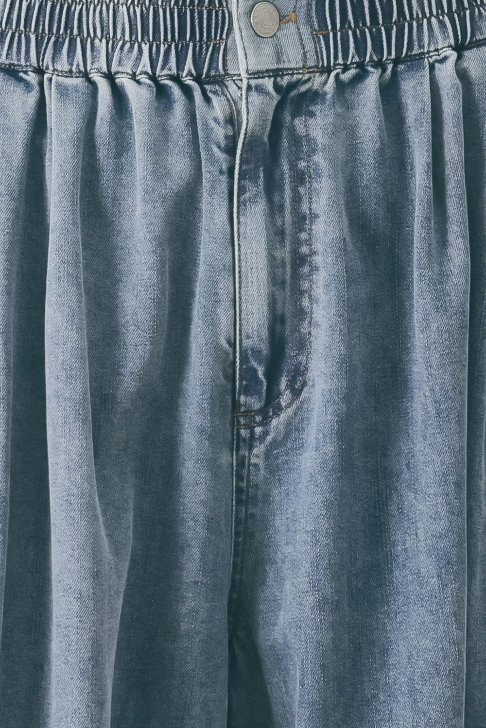 EASY VOLUME DENIM GENIE PANTS | Boutique In USA, PANTS, $ 74.00, A Moment Of Now™