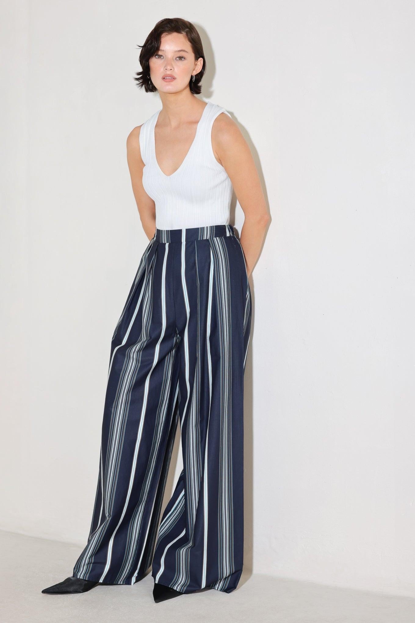 City Stripe Woven PantsCity Stripe Woven Pants, PANTS, $ 68.00, A Moment Of Now™