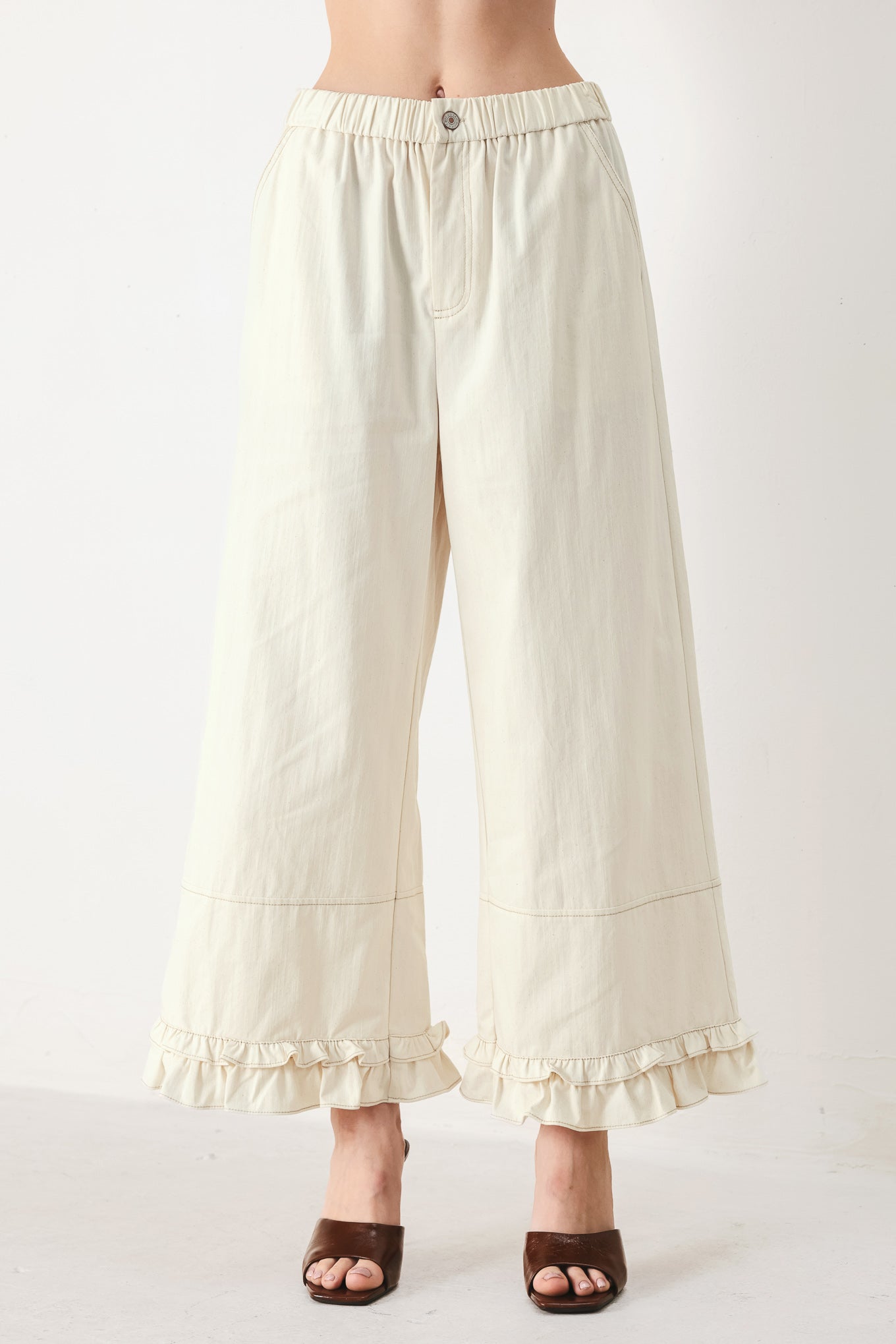 Sunday Soft Flow Woven Culotte Pants, PANTS, $ 70.00, A Moment Of Now™