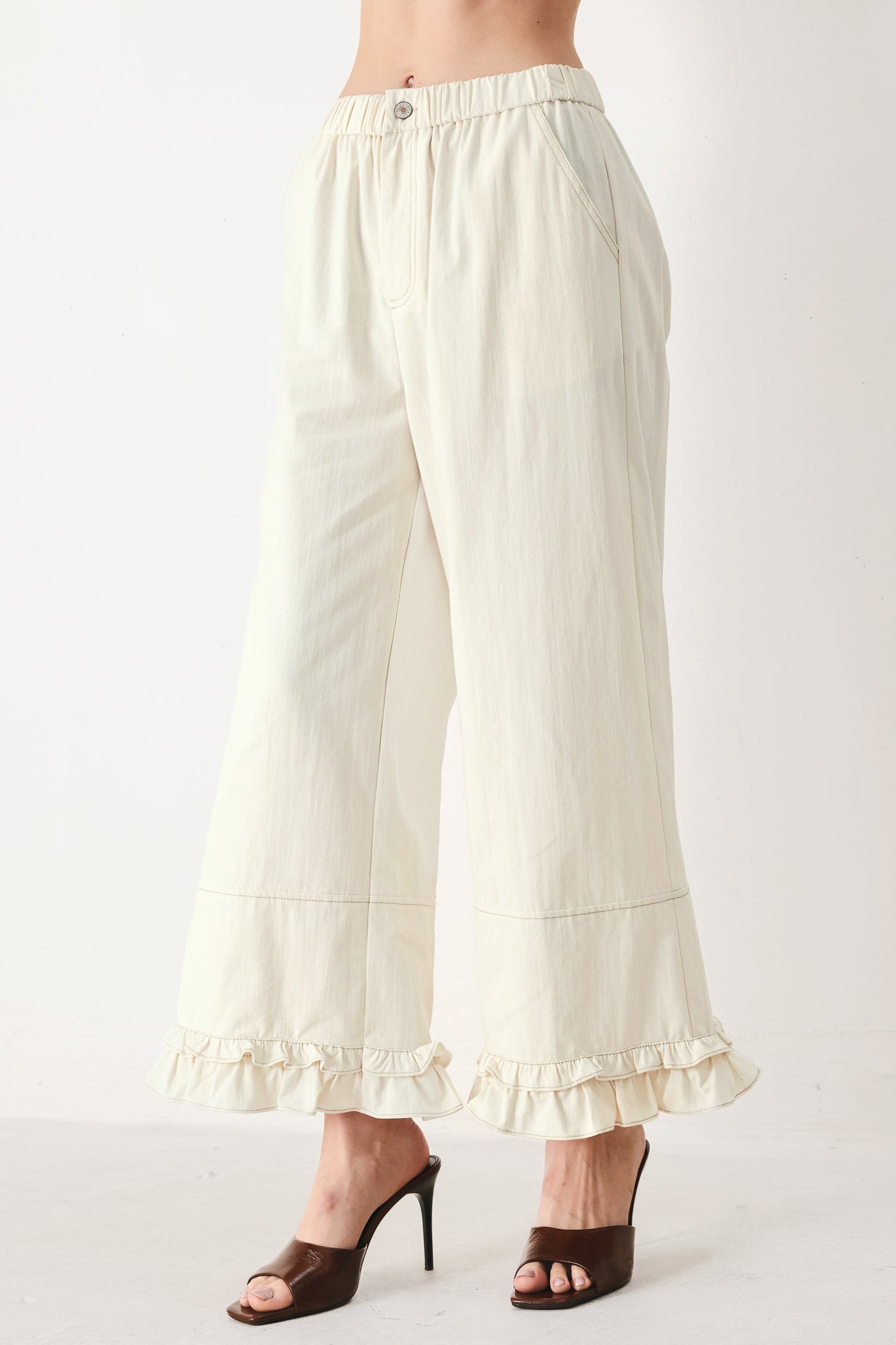 Sunday Soft Flow Woven Culotte Pants, PANTS, $ 70.00, A Moment Of Now™