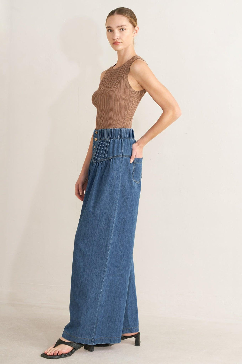 Pacific Breeze Denim Pants, PANTS, $ 74.00, A Moment Of Now™