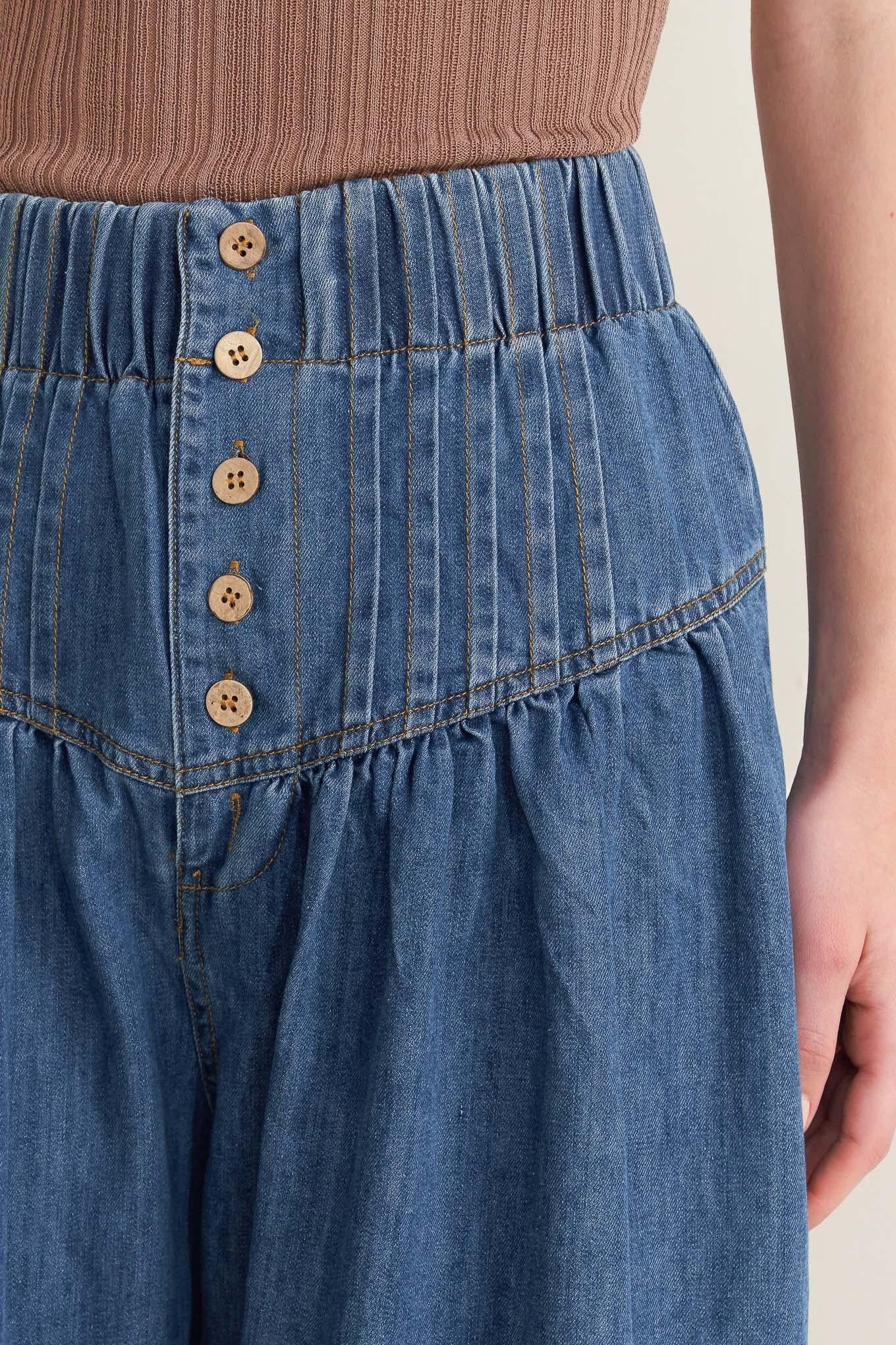 Pacific Breeze Denim Pants, PANTS, $ 74.00, A Moment Of Now™
