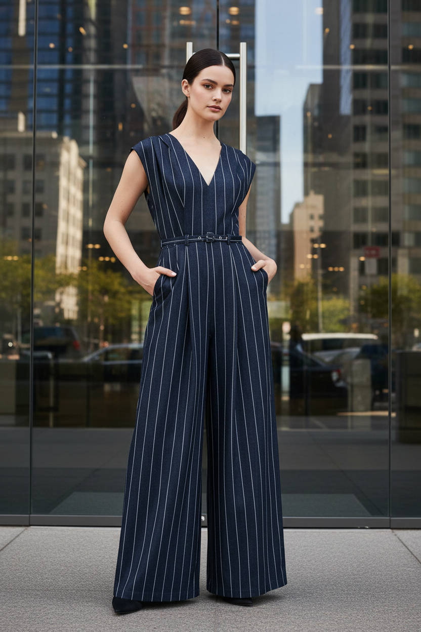 Soft Line Romance Woven Jumpsuit | Boutique In USA, Jumpsuits, $ 82.00, A Moment Of Now™