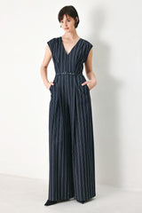 Soft Line Romance Woven Jumpsuit