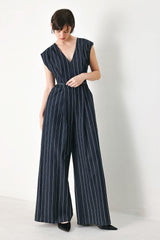 Soft Line Romance Woven Jumpsuit