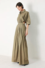 Olive Daydream Woven Jumpsuit