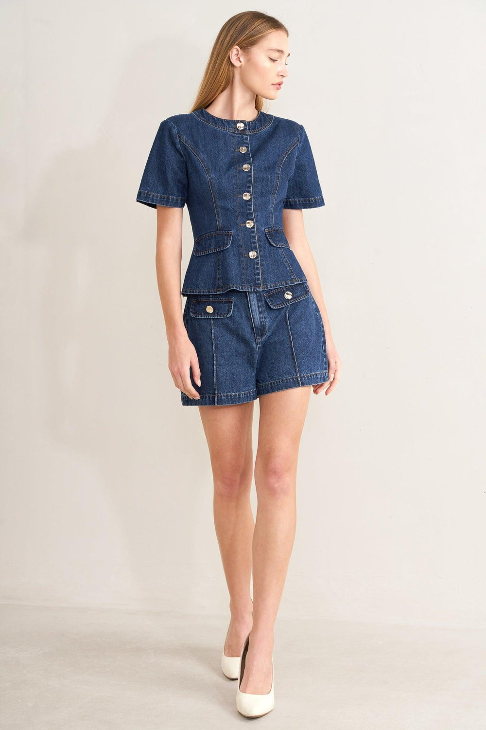 Forever Stylish Denim Shorts, SHORTS, $ 60.00, A Moment Of Now™