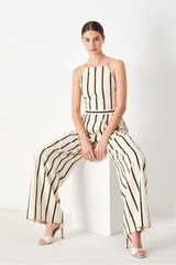 Monaco Stripe Woven Jumpsuit | Boutique In USA, Jumpsuits, $ 78.00, A Moment Of Now™