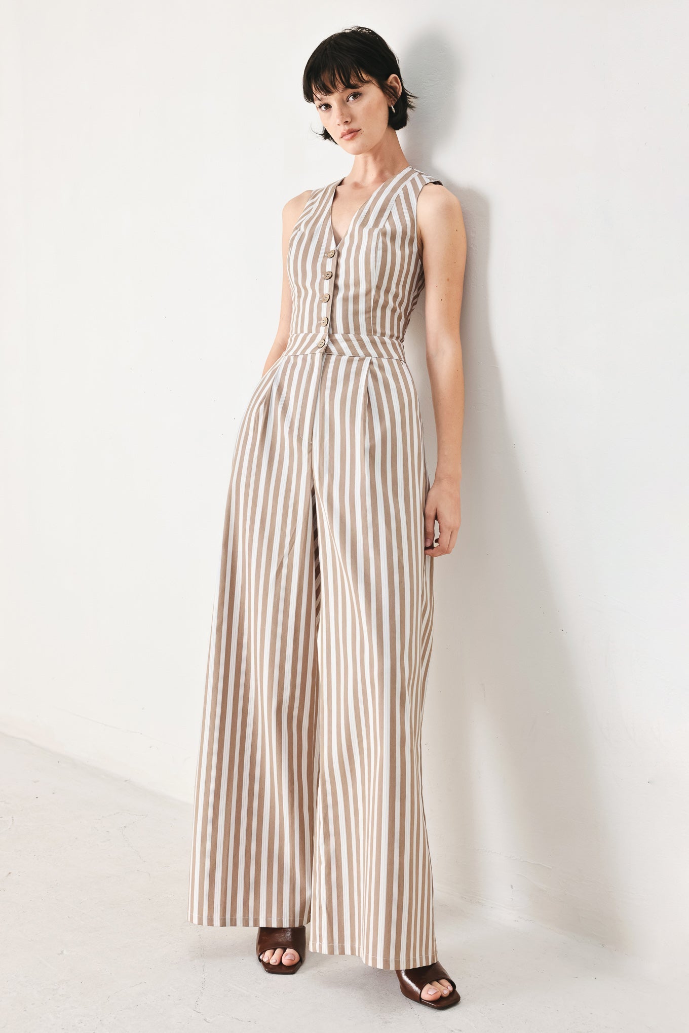 Natural Rhythm Woven Jumpsuit