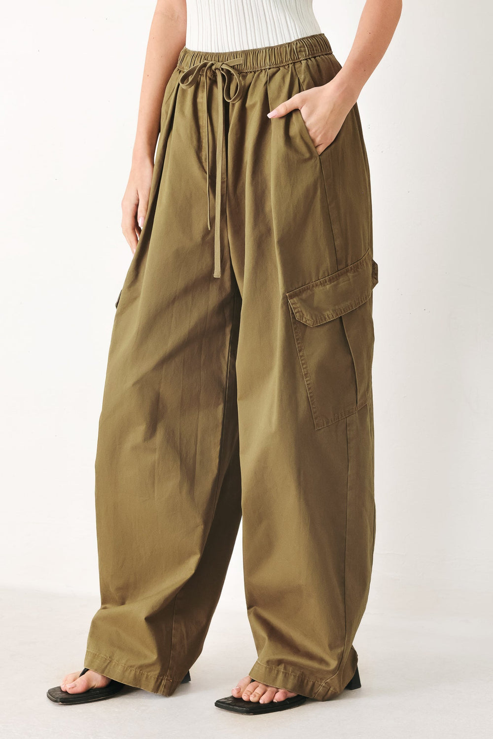 Stay In Motion Woven Barrel Pants, PANTS, $ 74.00, A Moment Of Now™