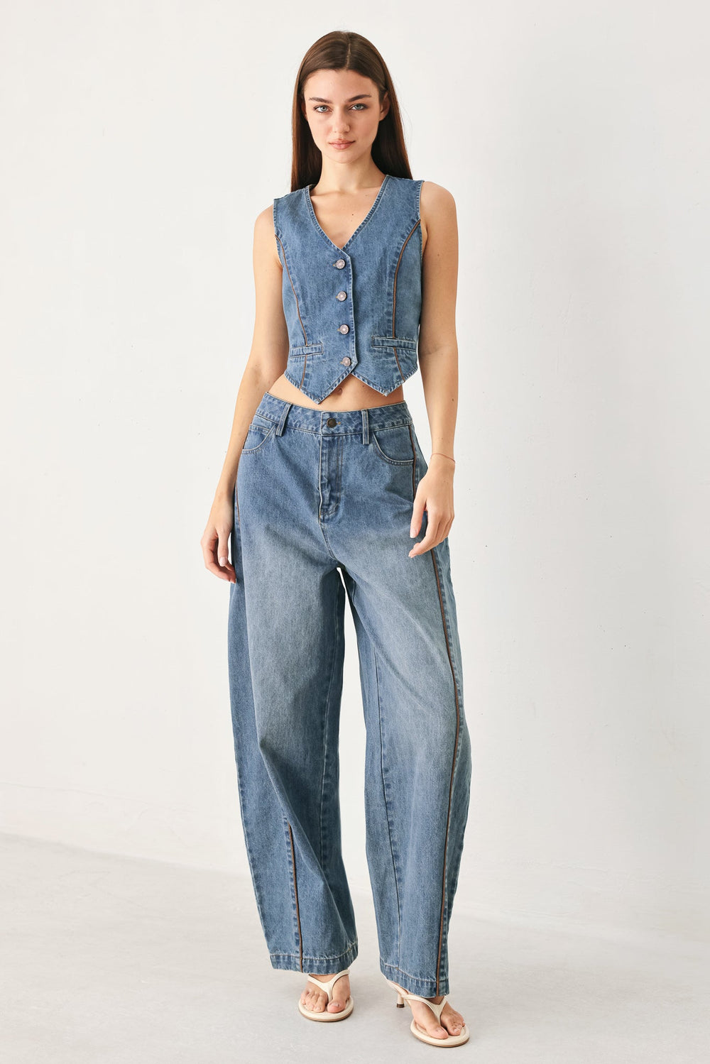 Western Muse Denim Balloon Pants | Boutique In USA, Jeans, $ 80.00, A Moment Of Now™