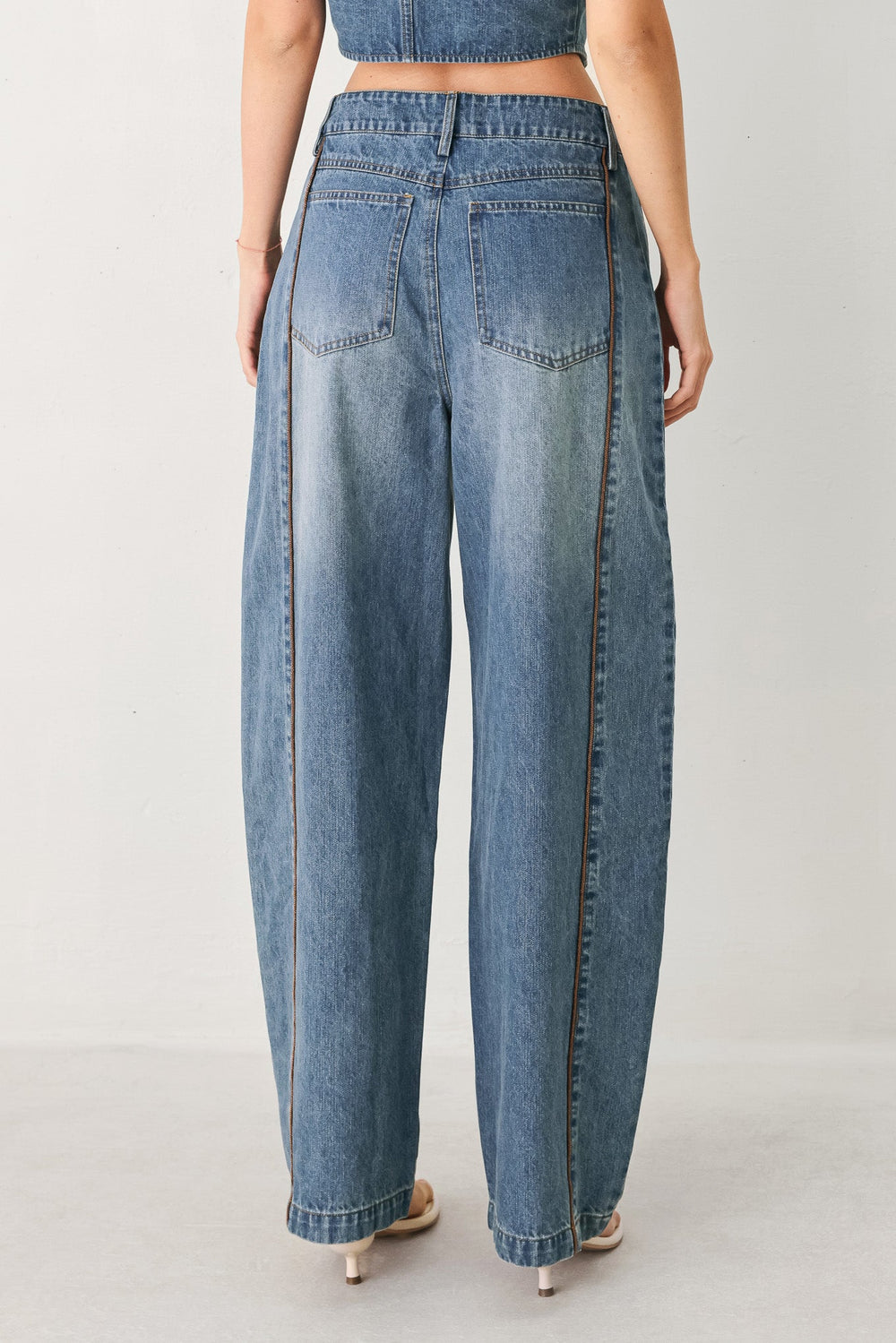 Western Muse Denim Balloon Pants | Boutique In USA, Jeans, $ 80.00, A Moment Of Now™