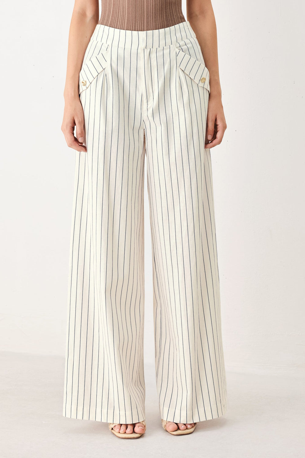 Sutton Stripe Woven Pants, PANTS, $ 76.00, A Moment Of Now™