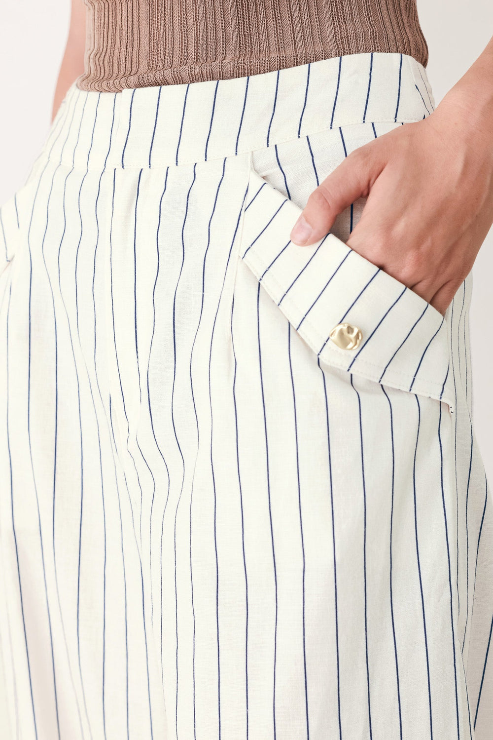 Sutton Stripe Woven Pants, PANTS, $ 76.00, A Moment Of Now™