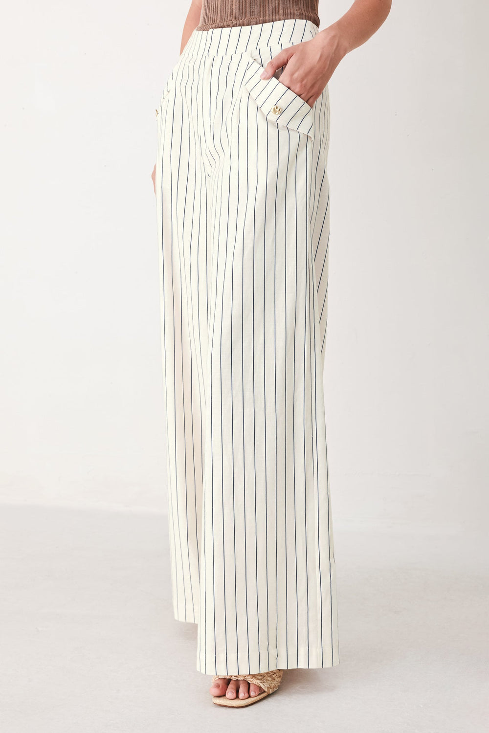 Sutton Stripe Woven Pants, PANTS, $ 76.00, A Moment Of Now™