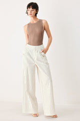 Sutton Stripe Woven Pants, PANTS, $ 76.00, A Moment Of Now™