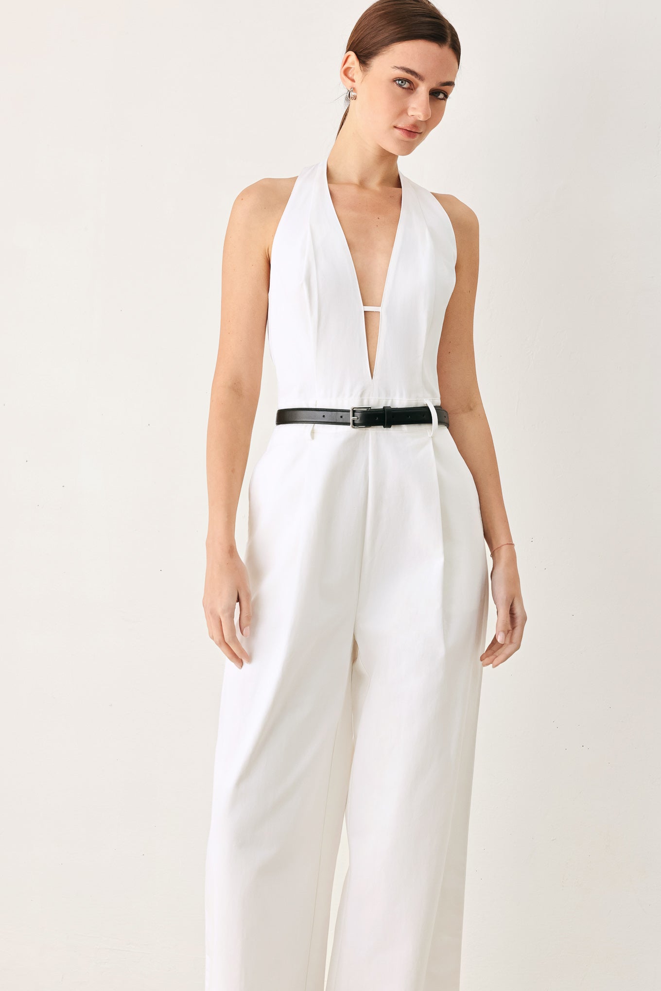 Pretty Moment Halter Woven Jumpsuit | Boutique In USA, JUMPSUIT, $ 96.00, A Moment Of Now™