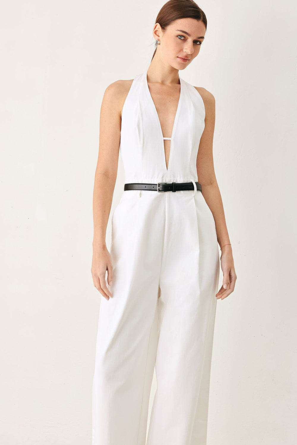 Pretty Moment Halter Woven Jumpsuit | Boutique In USA, JUMPSUIT, $ 96.00, A Moment Of Now™