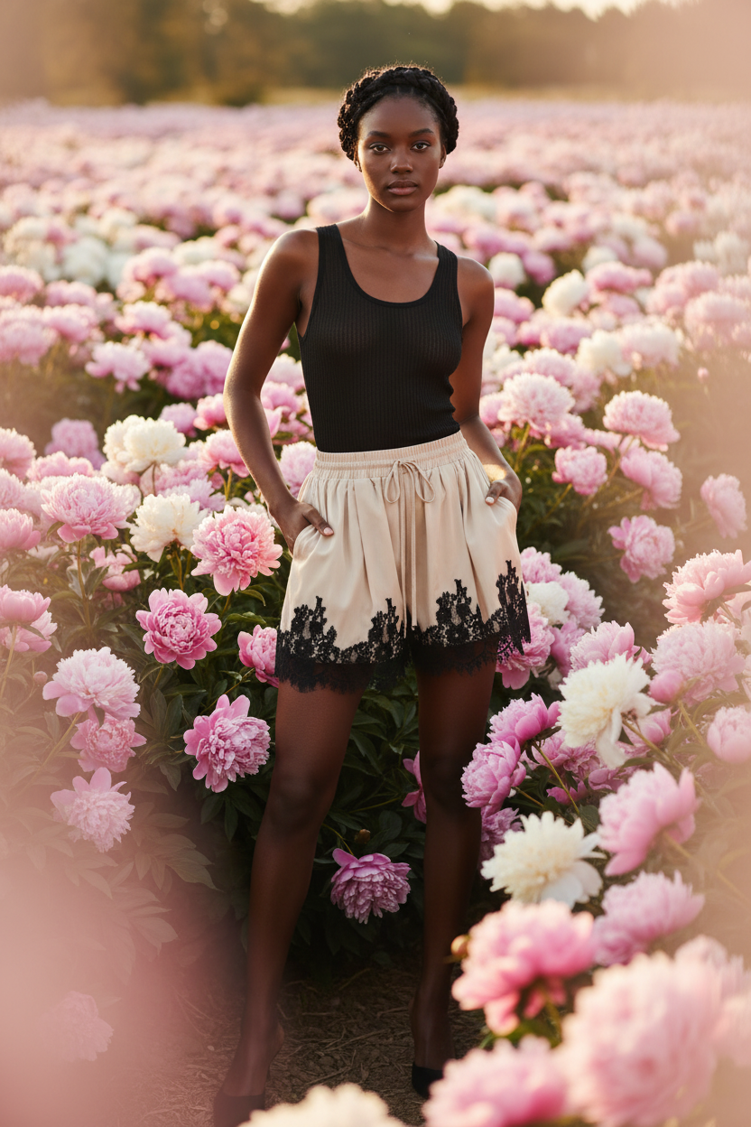 Beige Rodeo Romance Woven Shorts | Boutique In USA, SHORTS, $ 56.00, A Moment Of Now™