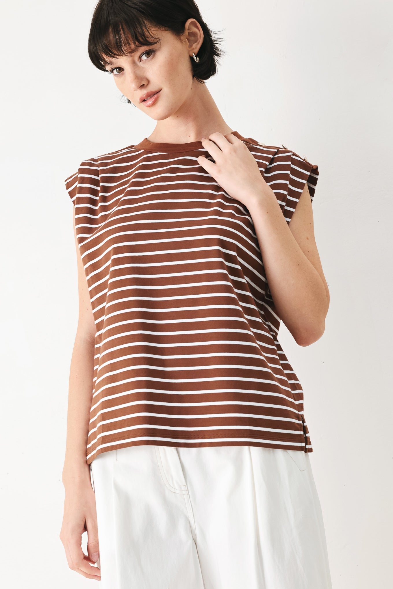 Everyday Cool Strip Knit Top, TOPS, $ 48.00, A Moment Of Now™
