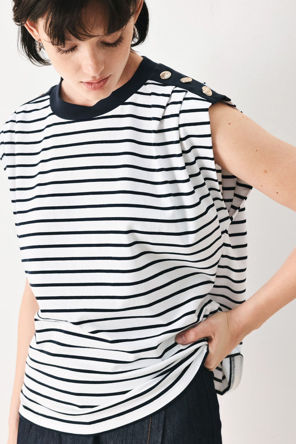 Everyday Cool Strip Knit Top, TOPS, $ 48.00, A Moment Of Now™