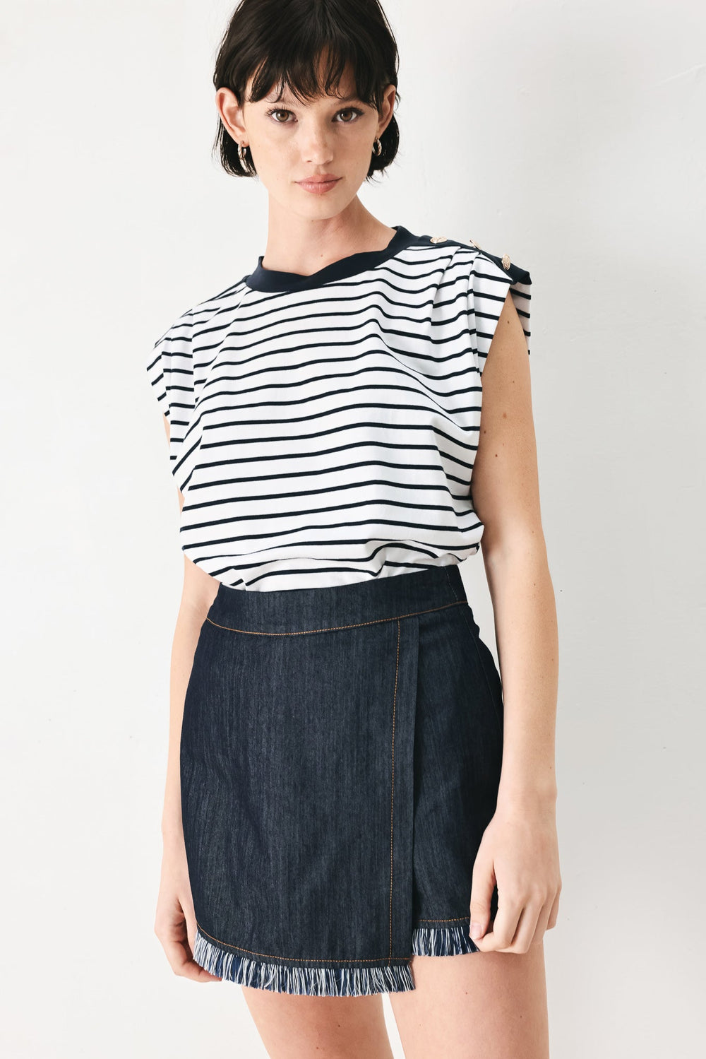 Everyday Cool Strip Knit Top, TOPS, $ 48.00, A Moment Of Now™