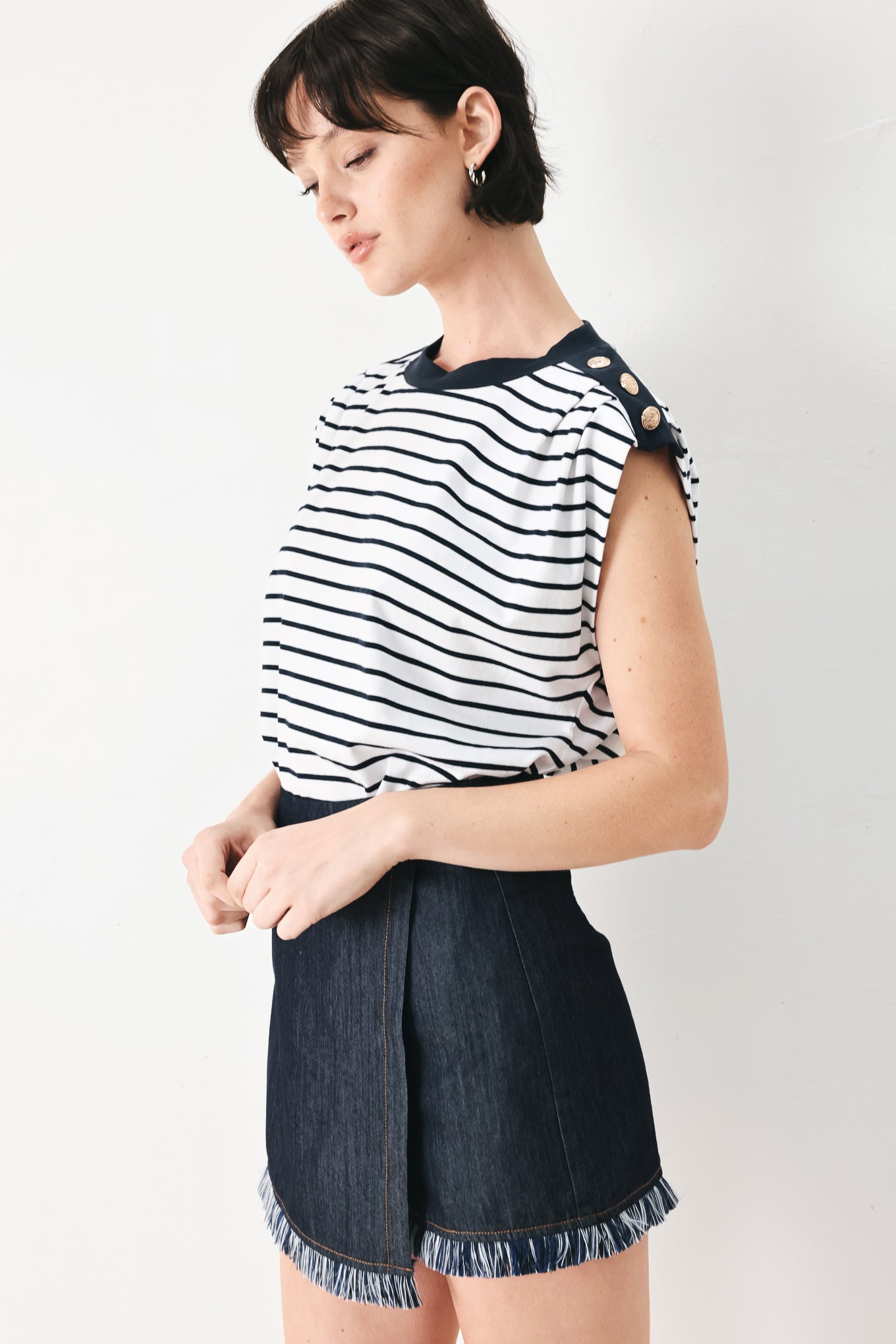 Everyday Cool Strip Knit Top, TOPS, $ 48.00, A Moment Of Now™