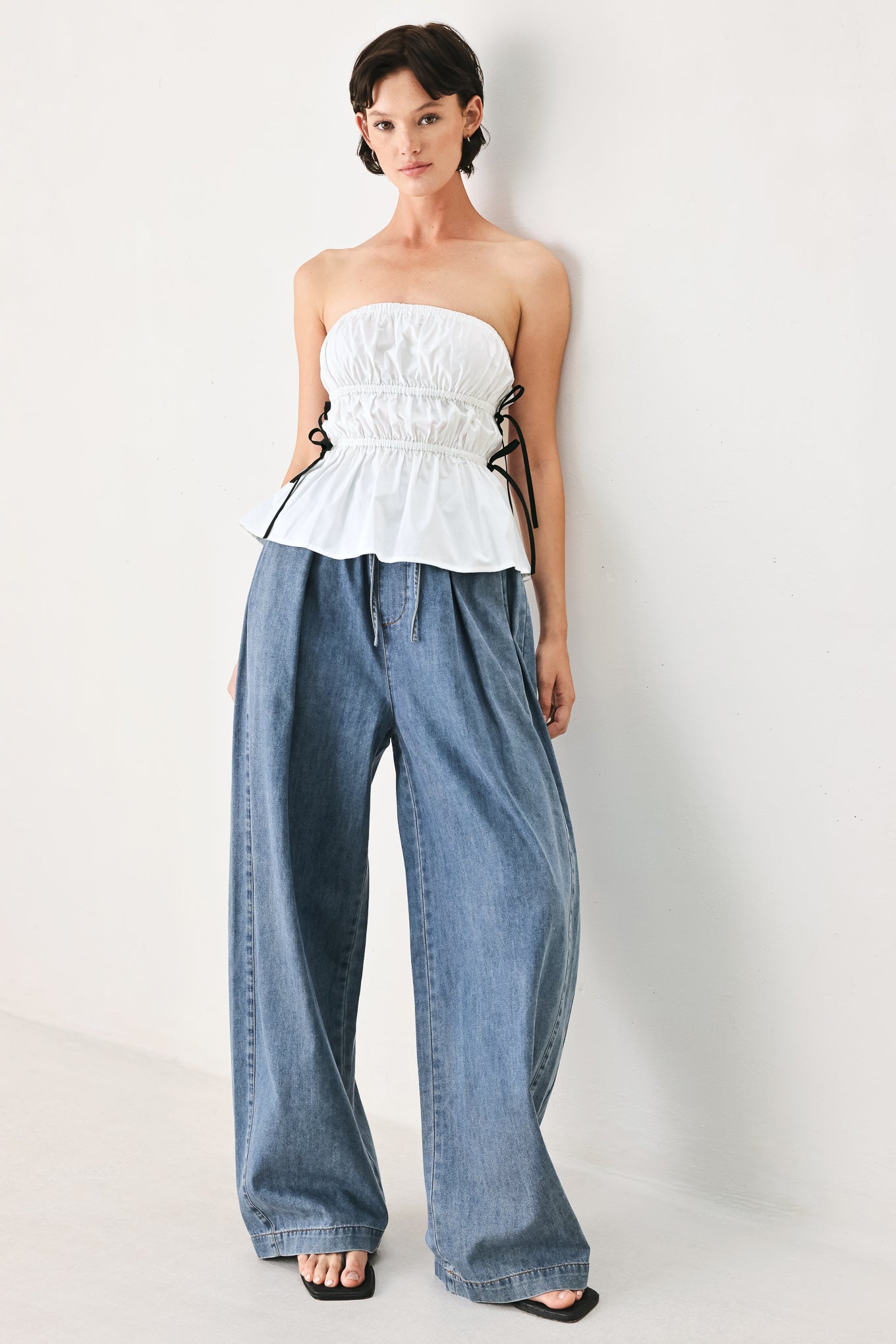 Beach Club Woven Strapless Top, TOPS, $ 46.00, A Moment Of Now™
