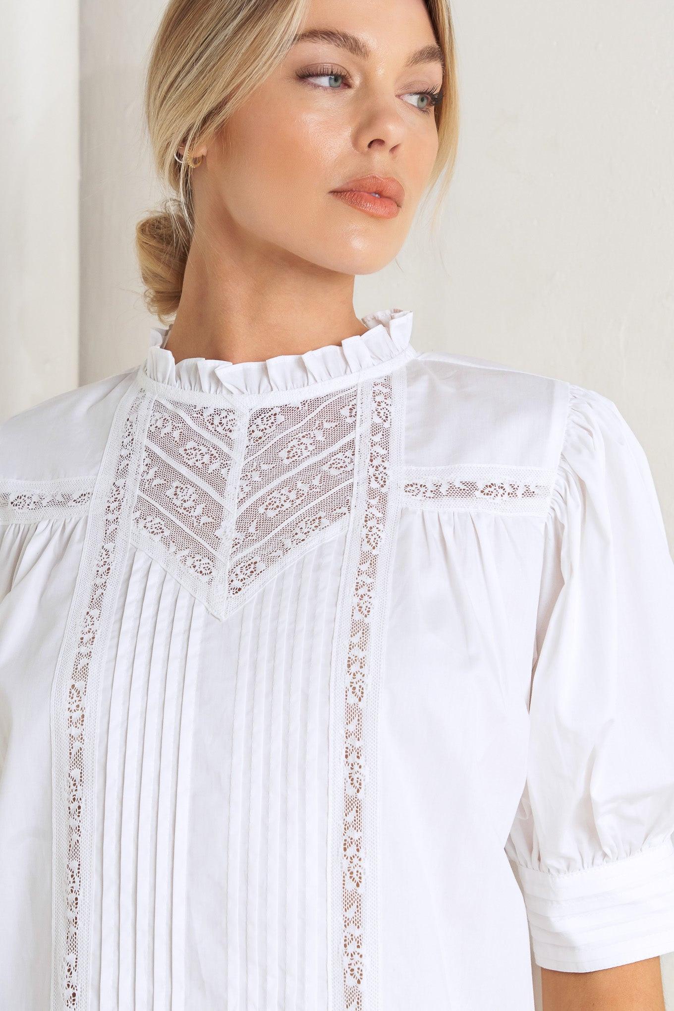 Pure Poetry Victorian Woven Top, TOPS, $ 52.00, A Moment Of Now™