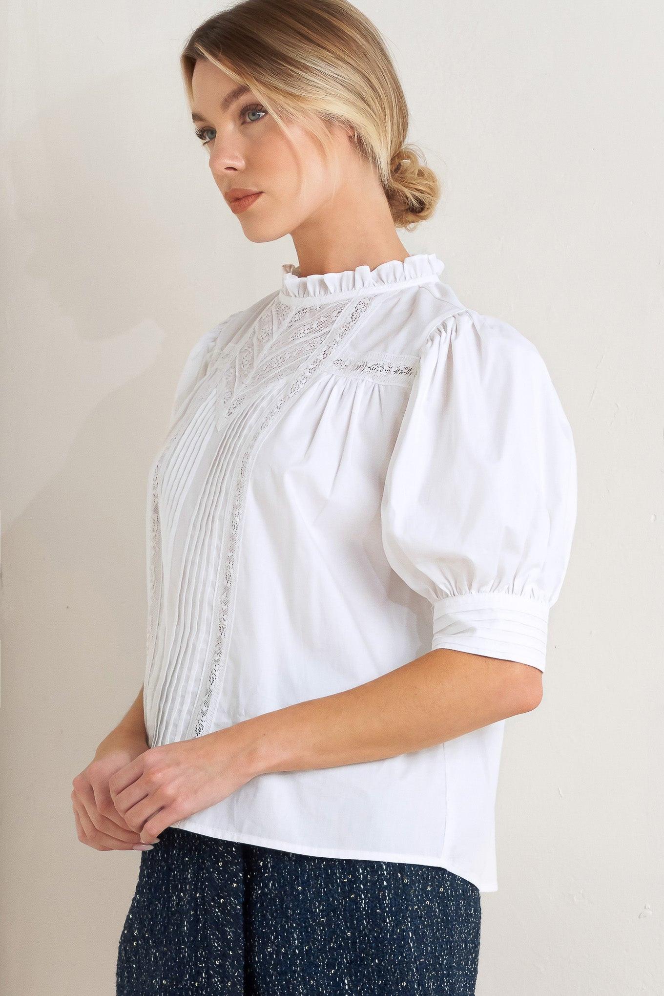 Pure Poetry Victorian Woven Top, TOPS, $ 52.00, A Moment Of Now™