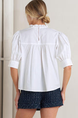 Pure Poetry Victorian Woven Top, TOPS, $ 52.00, A Moment Of Now™