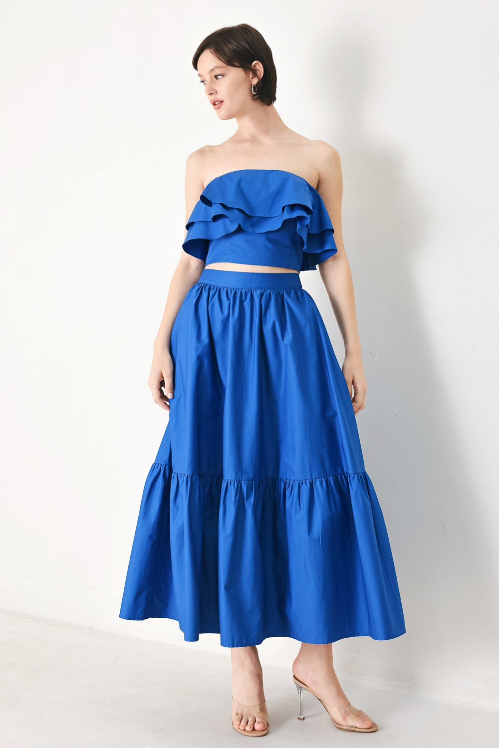 Royal Flow Woven Tube Top, TOPS, $ 54.00, A Moment Of Now™