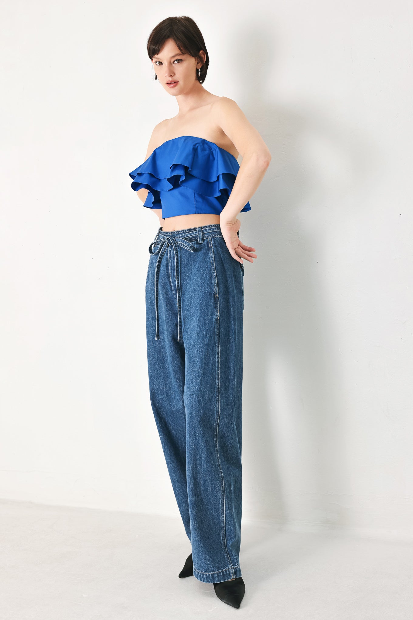 Royal Flow Woven Tube Top, TOPS, $ 54.00, A Moment Of Now™