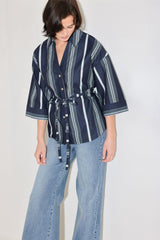 City Stripe Woven Top, TOPS, $ 60.00, A Moment Of Now™