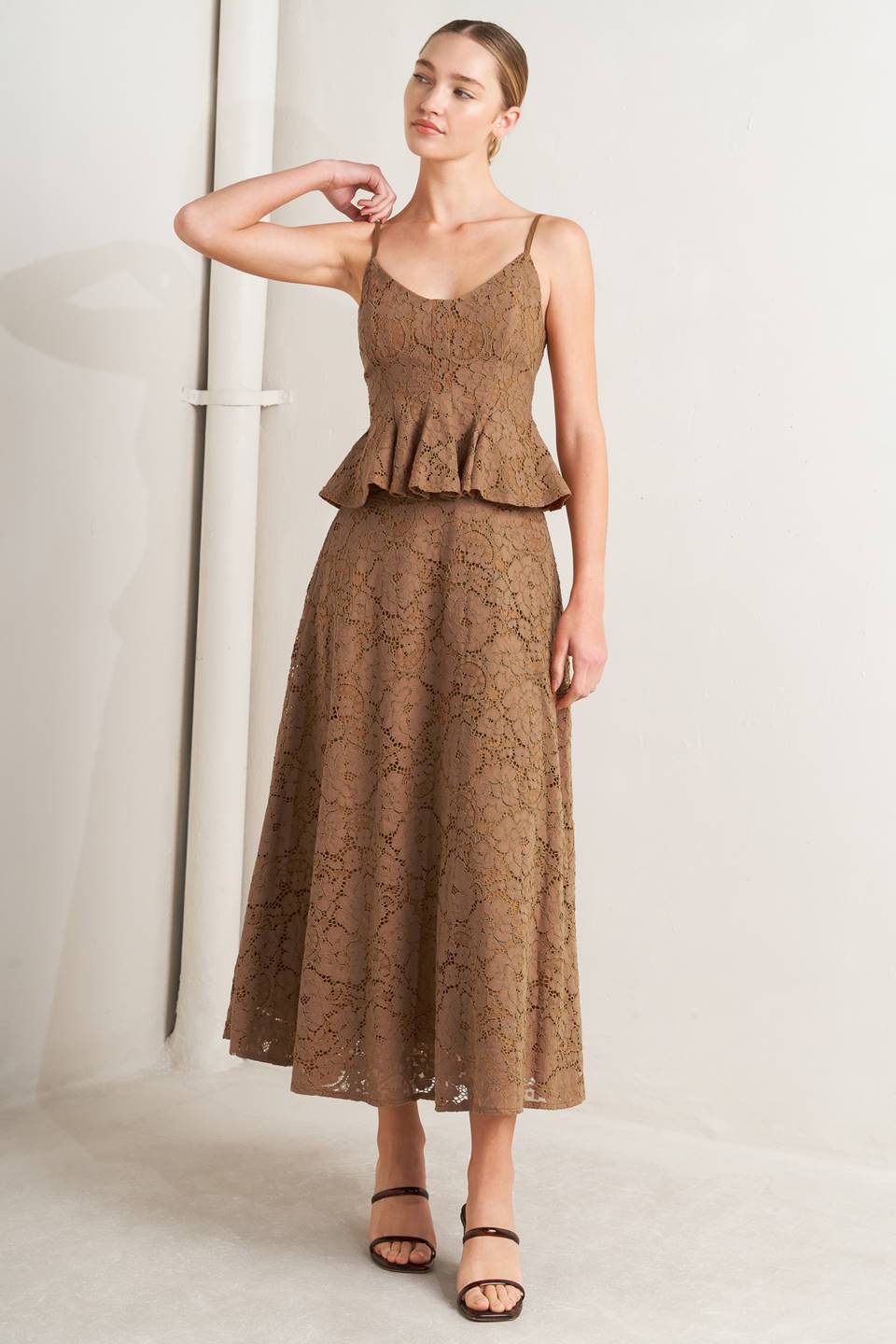 PURELY ROMANTIC WOVEN LACE CAMI TOP | Boutique In USA, TOPS, $ 60.00, A Moment Of Now™