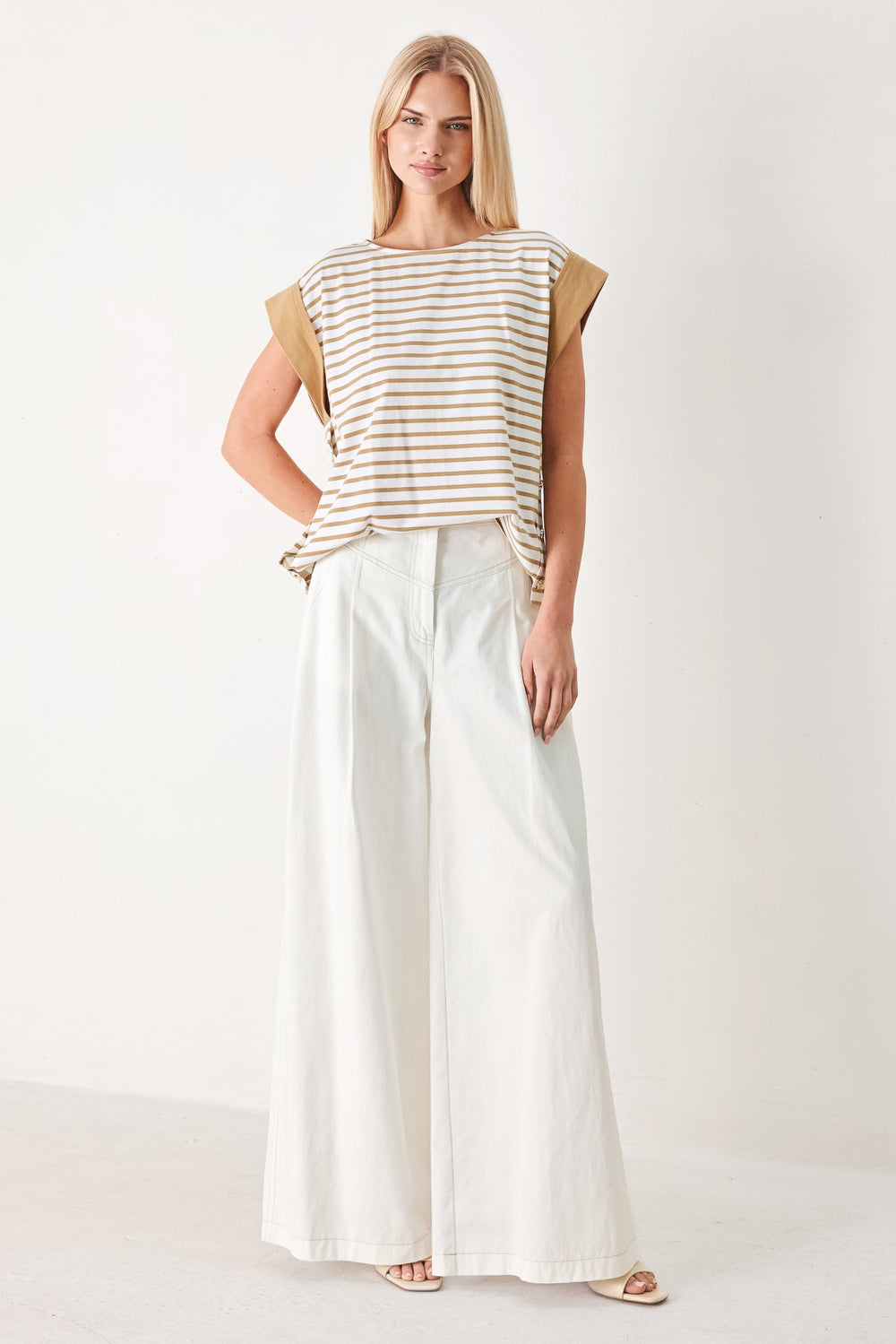 Sunset Mood Strip Knit Top, TOPS, $ 50.00, A Moment Of Now™