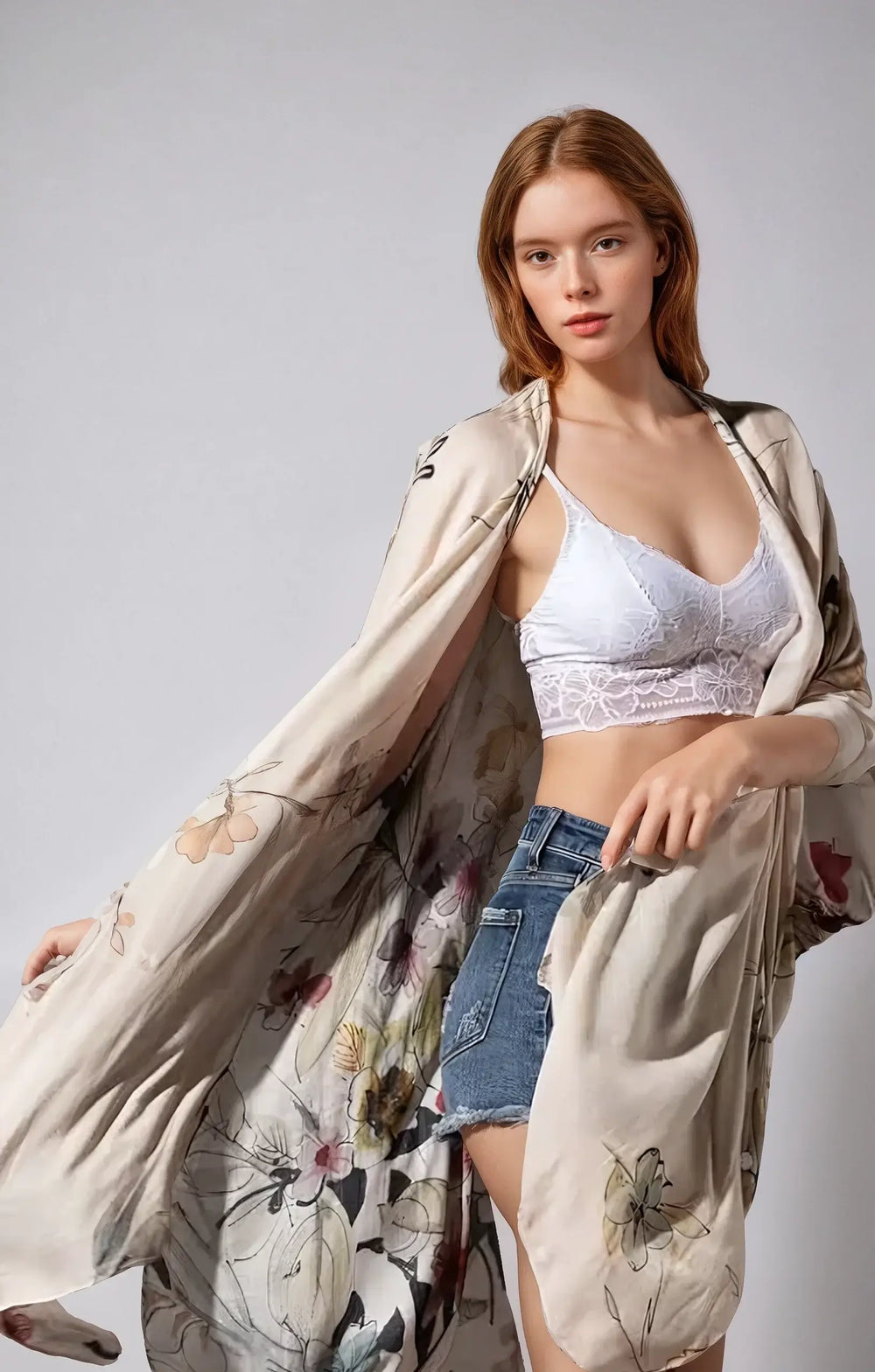 Fleur Serenity Kimono, Clothing, $ 39.00, A Moment Of Now™