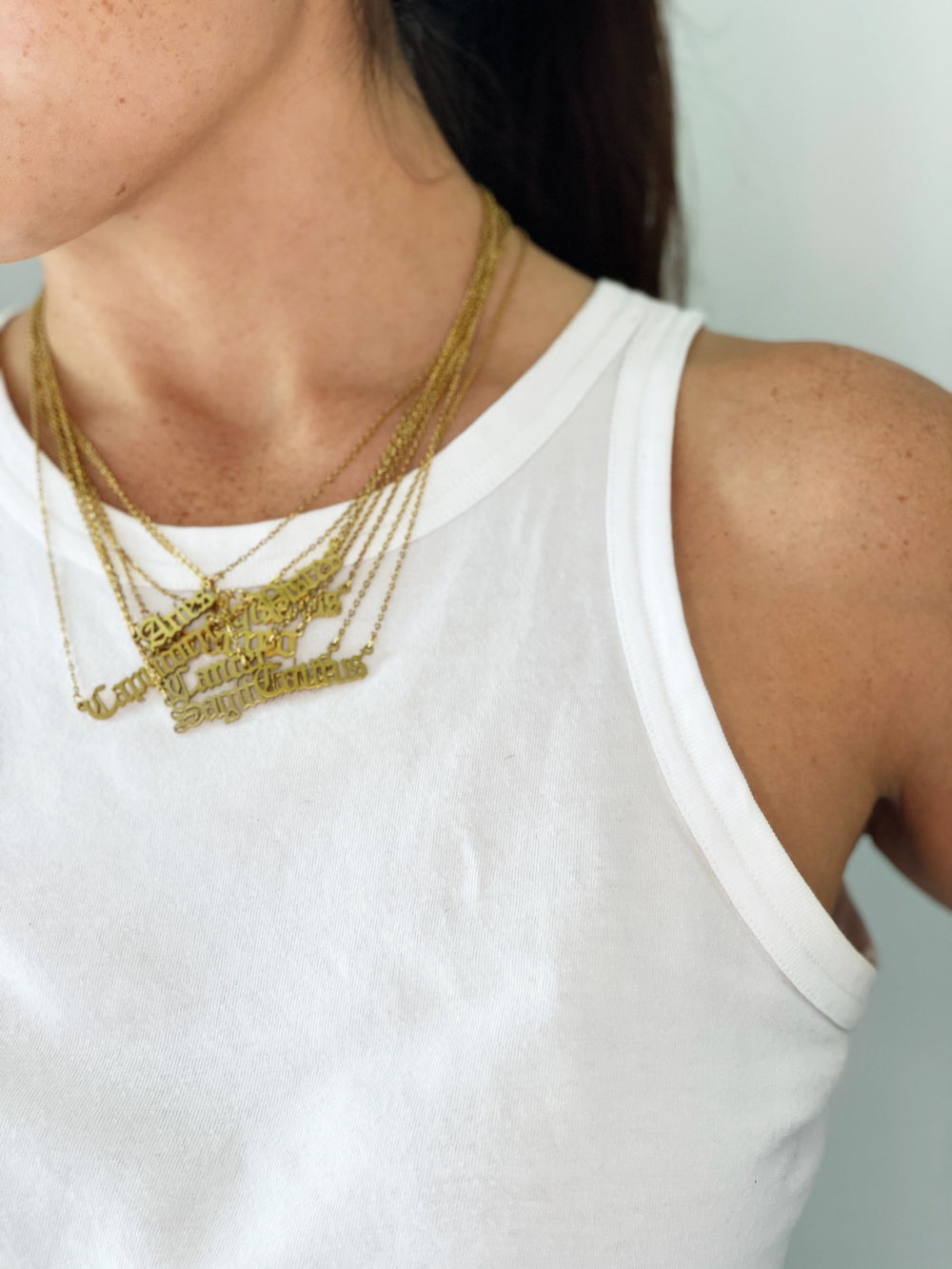 Aries Zodiac Nameplate Necklace, Necklaces, $ 40.00, A Moment Of Now™