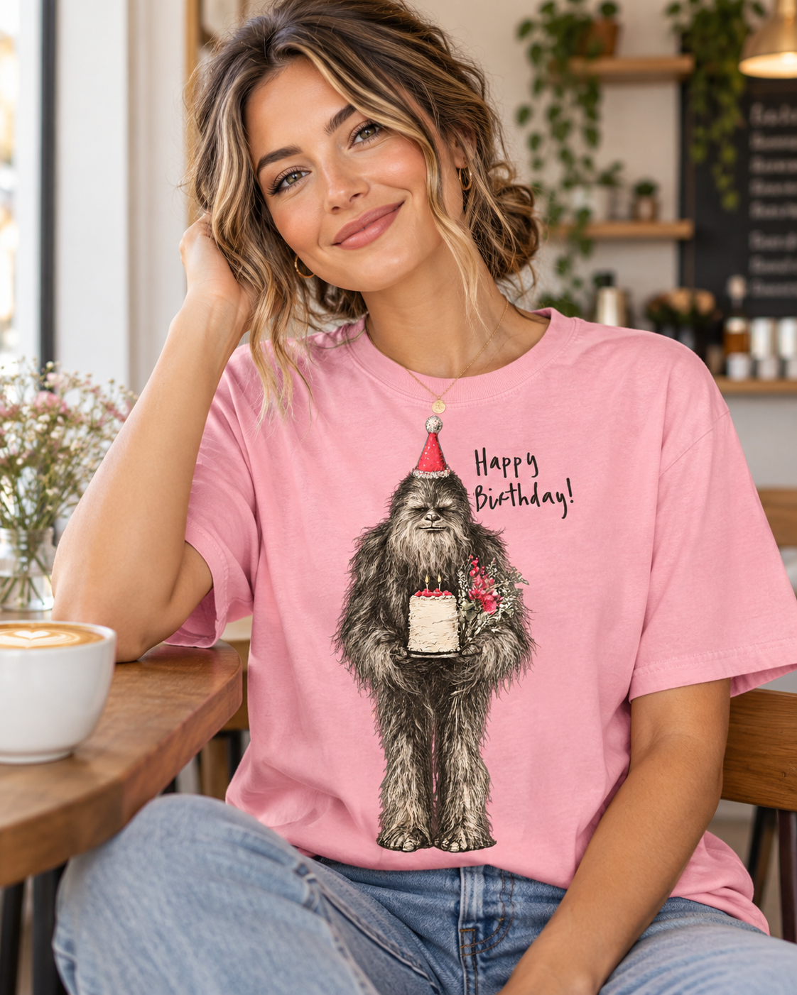 Funny Bigfoot Birthday T-shirt - Birthday Sasquatch Tee