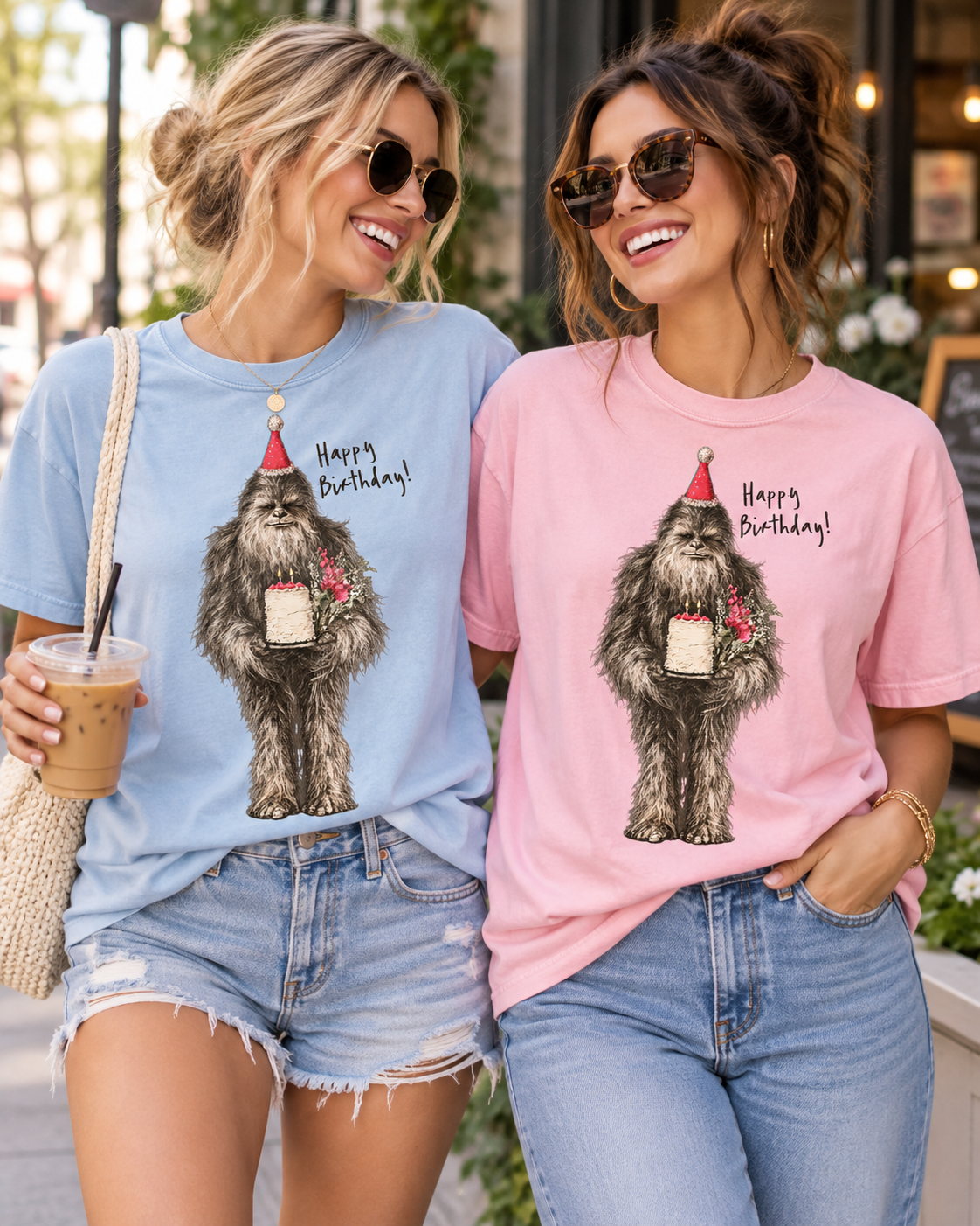 Funny Bigfoot Birthday T-shirt - Birthday Sasquatch Tee