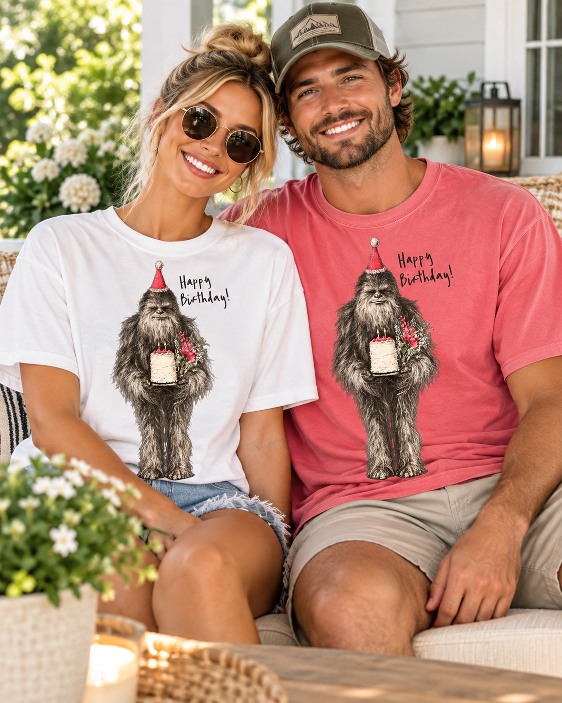 Funny Bigfoot Birthday T-shirt - Birthday Sasquatch Tee