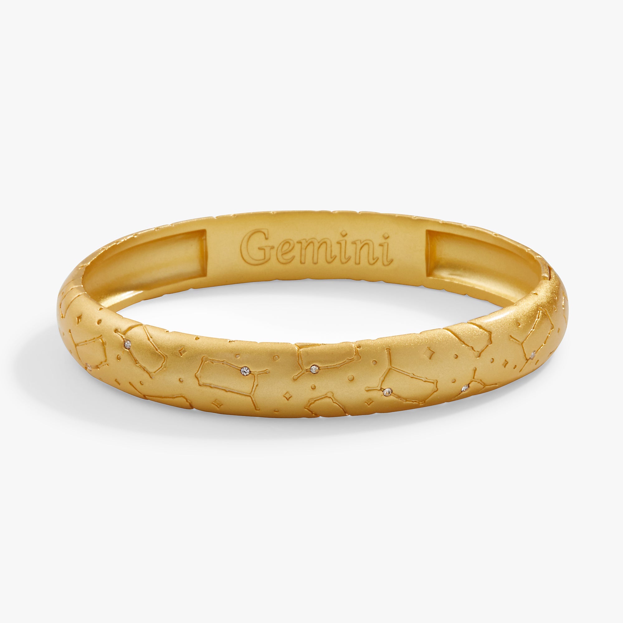 Gemini Zodiac Hinge Bangle, Bracelets, $ 15.90, A Moment Of Now™
