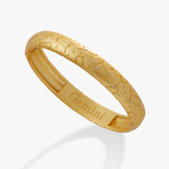 Gemini Zodiac Hinge Bangle, Bracelets, $ 15.90, A Moment Of Now™