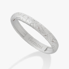 Gemini Zodiac Hinge Bangle, Bracelets, $ 15.90, A Moment Of Now™