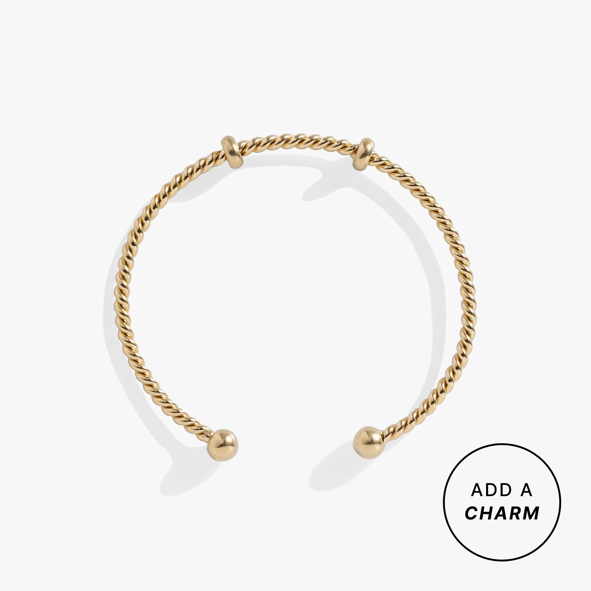 French Rope Charm Bracelet Cuff, Bracelets, $ 28.00, A Moment Of Now™