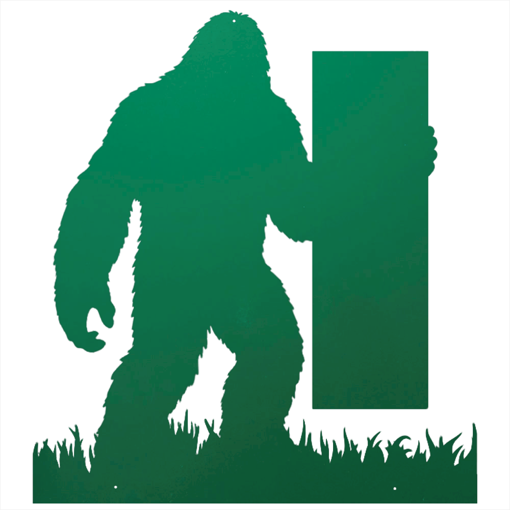 Bigfoot Custom Name, House Number, Message Metal Steel Decor, Metal Signs, $ 62.95, A Moment Of Now™