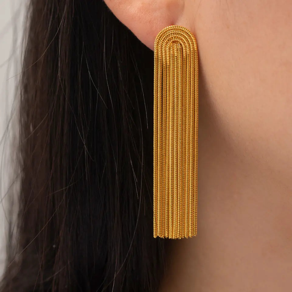Mindy Tassel Earrings, Earrings, $ 13.75, A Moment Of Now™